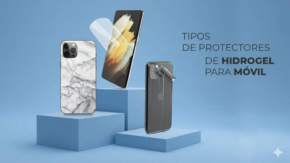 Protectores de pantalla de hidrogel para el m&oacute;vil