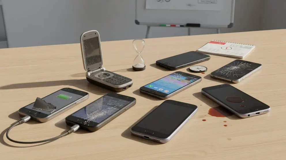  Se&ntilde;ales claras para saber cu&aacute;ndo cambiar de m&oacute;vil y elegir el momento perfecto para renovar tu tel&eacute;fono inteligente &mdash; Imagen generada por IA 