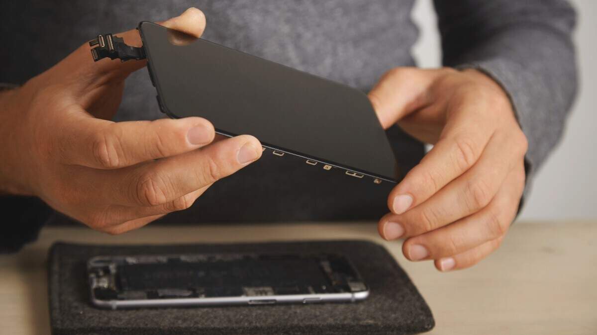 Desmontaje de teléfono móvil